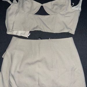 White Fox two piece outfit